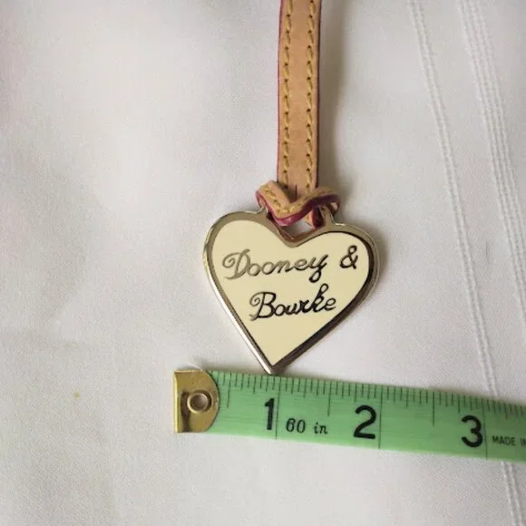 Dooney & Bourke Gold Heart Charm Hang Tag - Picture 6 of 7